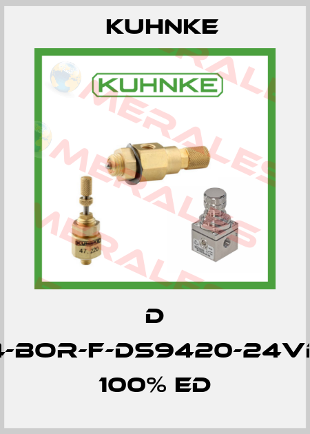 D 24-BOR-F-DS9420-24VDC 100% ED Kuhnke