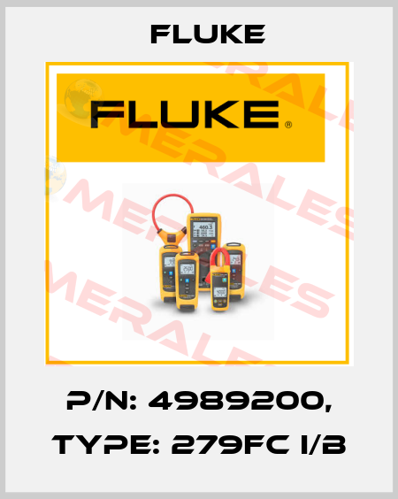 p/n: 4989200, Type: 279FC I/B Fluke