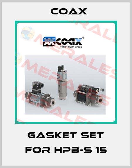 Gasket set for HPB-S 15 Coax