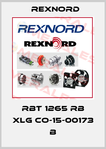 RBT 1265 RB XLG CO-15-00173 B Rexnord