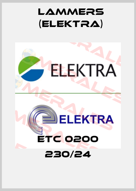 Etc 0200 230/24 Lammers (Elektra)