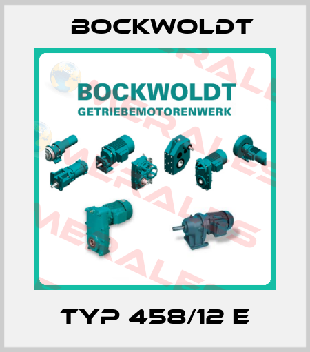 Typ 458/12 E Bockwoldt