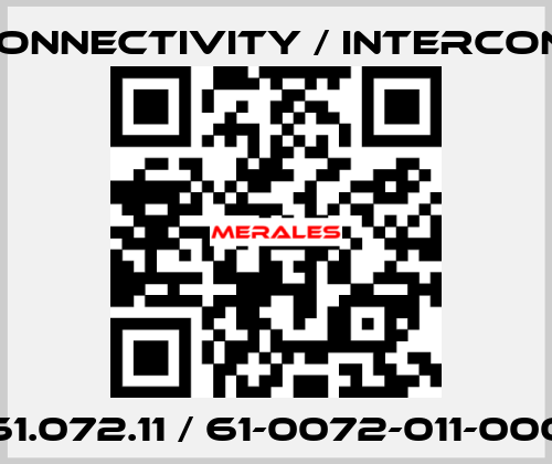 61.072.11 / 61-0072-011-000 TE Connectivity / Intercontec