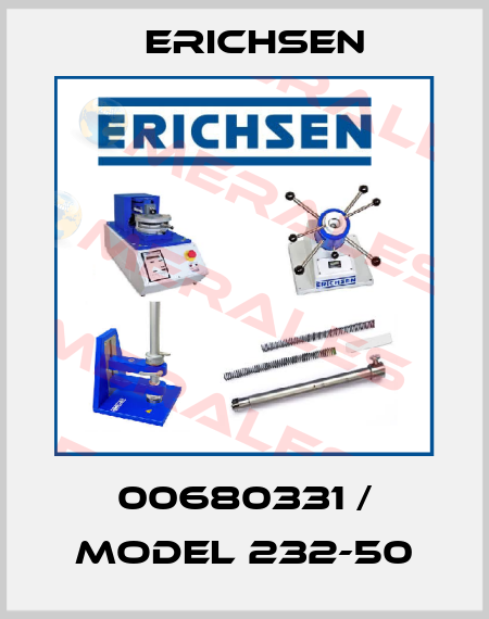 00680331 / Model 232-50 Erichsen