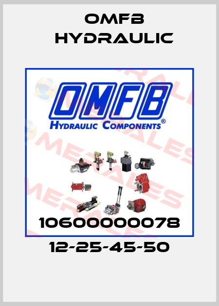 10600000078 12-25-45-50 OMFB Hydraulic