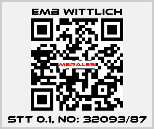 STT 0.1, NO: 32093/87 EMB Wittlich