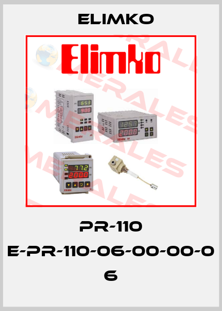 PR-110 E-PR-110-06-00-00-0 6 Elimko