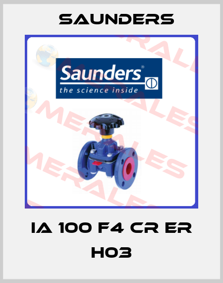 IA 100 F4 CR ER H03 Saunders