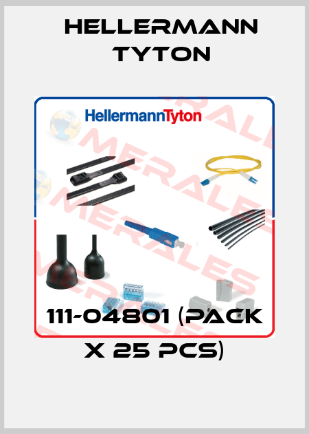 111-04801 (pack x 25 pcs) Hellermann Tyton