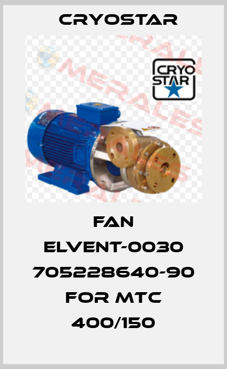 Fan ELVENT-0030 705228640-90 for MTC 400/150 CryoStar