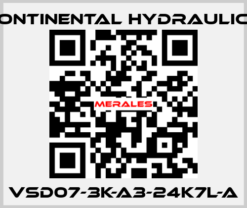 VSD07-3K-A3-24K7L-A Continental Hydraulics