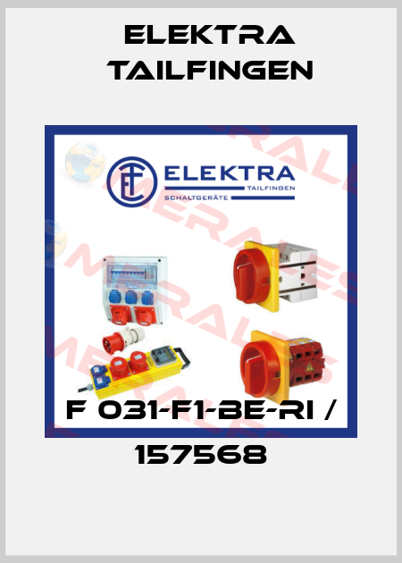 F 031-F1-BE-RI / 157568 Elektra Tailfingen