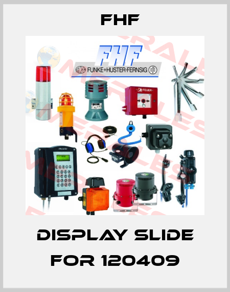 display slide for 120409 FHF