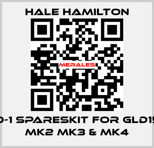 K220-1 SparesKit for GLD15MK1 MK2 MK3 & MK4 HALE HAMILTON