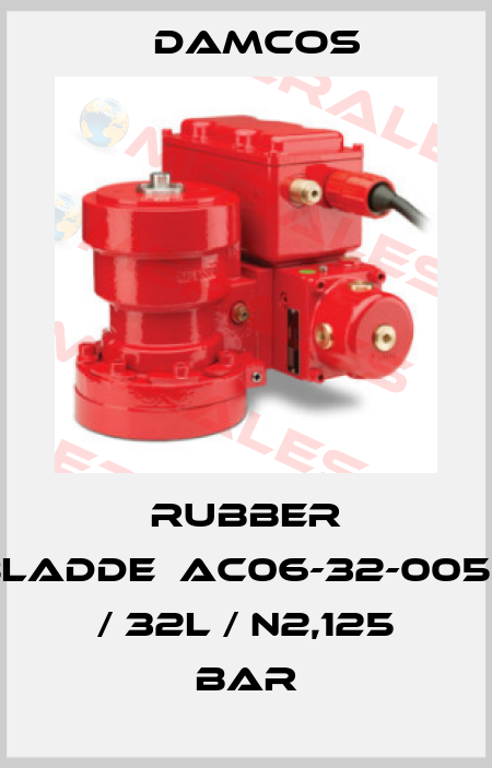 rubber bladde　AC06-32-0050 / 32L / N2,125 BAR Damcos