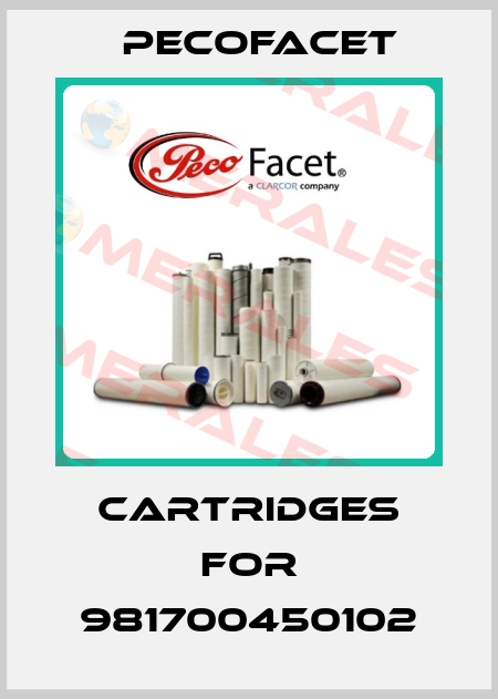 Cartridges for 981700450102 PECOFacet