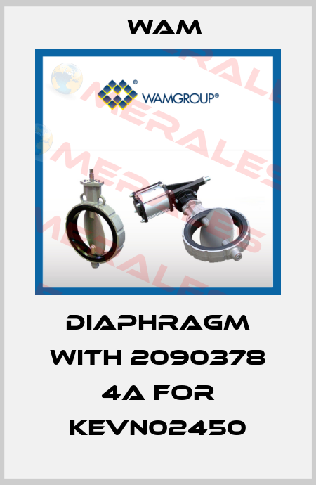 Diaphragm with 2090378 4A for KEVN02450 Wam