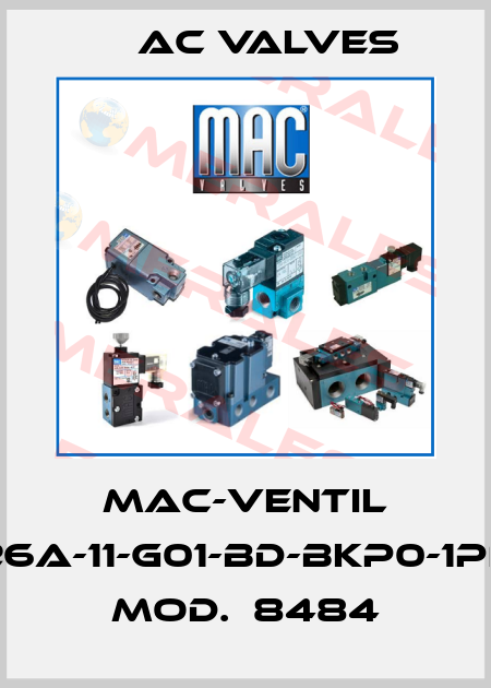 MAC-Ventil 26A-11-G01-BD-BKP0-1PN Mod.  8484 МAC Valves