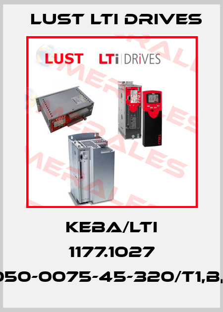 KEBA/LTI 1177.1027 (LSN-050-0075-45-320/T1,B,S4,1R) LUST LTI Drives