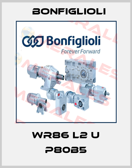 WR86 L2 U P80B5 Bonfiglioli