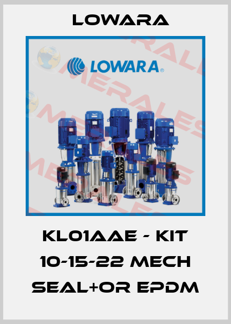 KL01AAE - KIT 10-15-22 MECH SEAL+OR EPDM Lowara