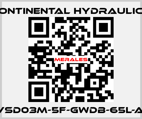 VSD03M-5F-GWDB-65L-A  Continental Hydraulics