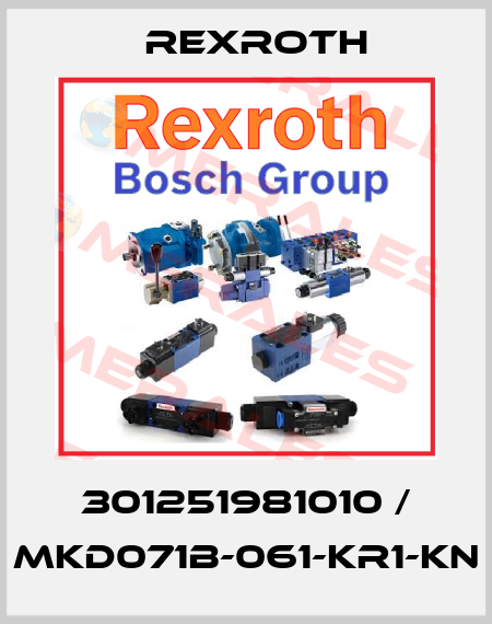 301251981010 / MKD071B-061-KR1-KN Rexroth