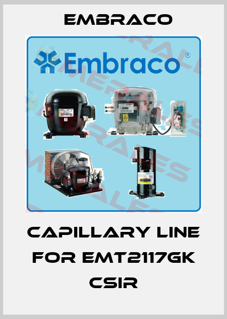 capillary line for EMT2117GK CSIR Embraco
