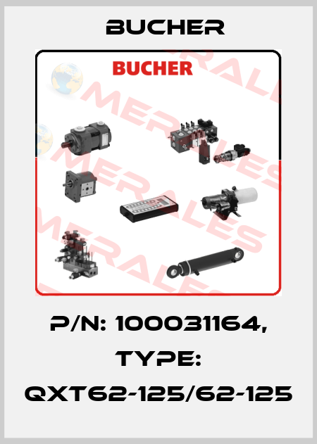 P/N: 100031164, Type: QXT62-125/62-125 Bucher