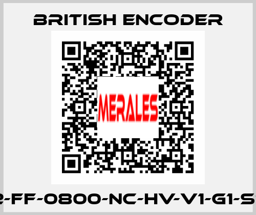 15H-02-FF-0800-NC-HV-V1-G1-ST-IP50 British Encoder