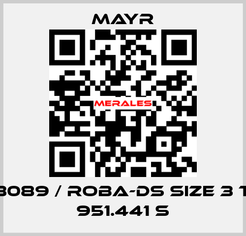 8263089 / ROBA-DS Size 3 Type 951.441 S Mayr