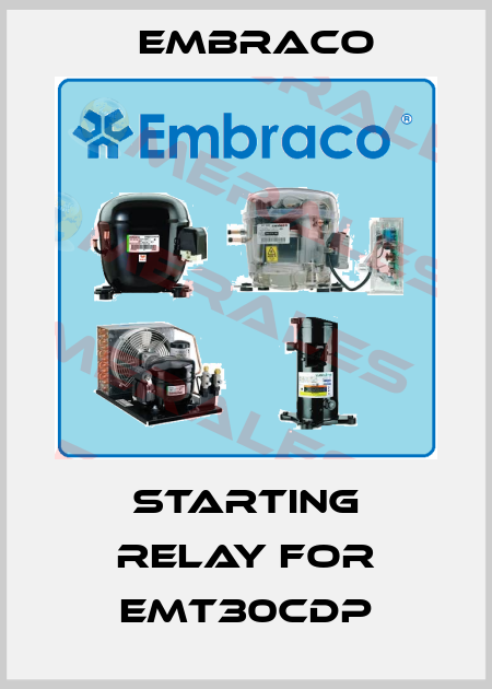 Starting Relay for EMT30CDP Embraco