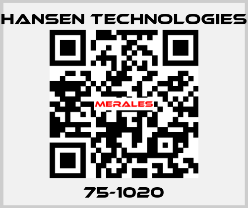 75-1020 HANSEN TECHNOLOGIES