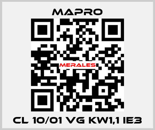 CL 10/01 VG kW1,1 IE3 Mapro