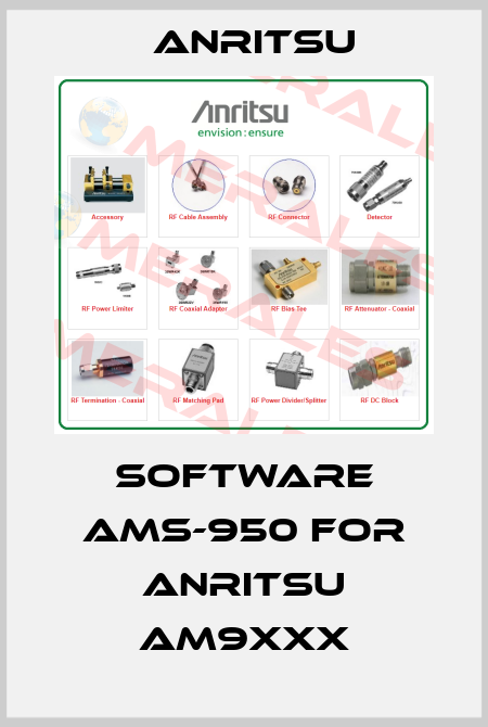 Software AMS-950 for ANRITSU AM9xxx Anritsu