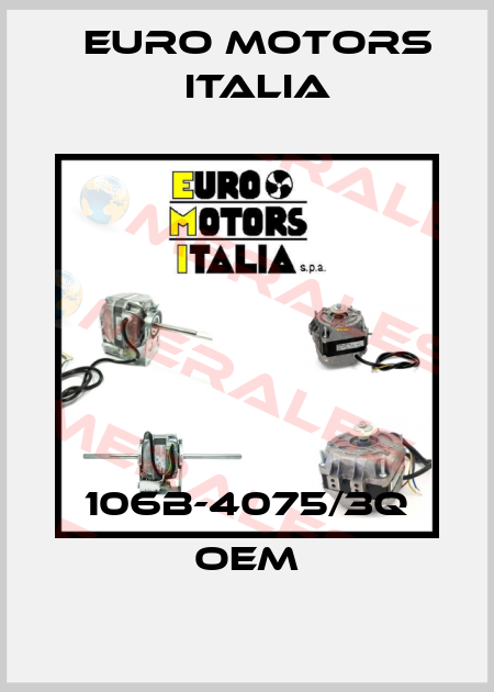 106B-4075/3q OEM Euro Motors Italia