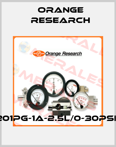 1201PG-1A-2.5L/0-30PSID Orange Research