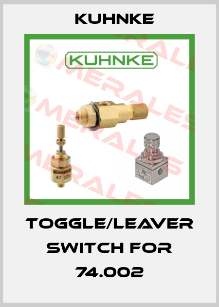 toggle/leaver switch for 74.002 Kuhnke