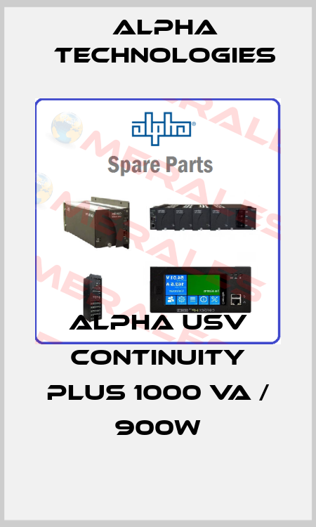 ALPHA USV CONTINUITY PLUS 1000 VA / 900W Alpha Technologies