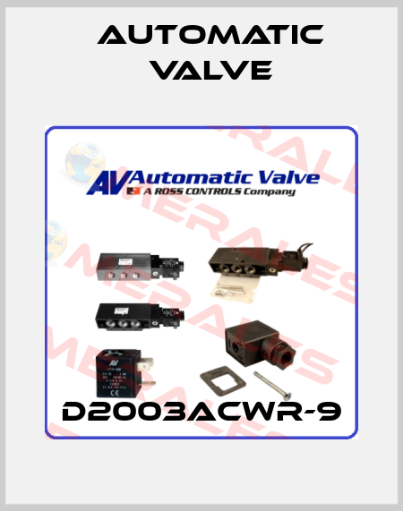 D2003ACWR-9 Automatic Valve