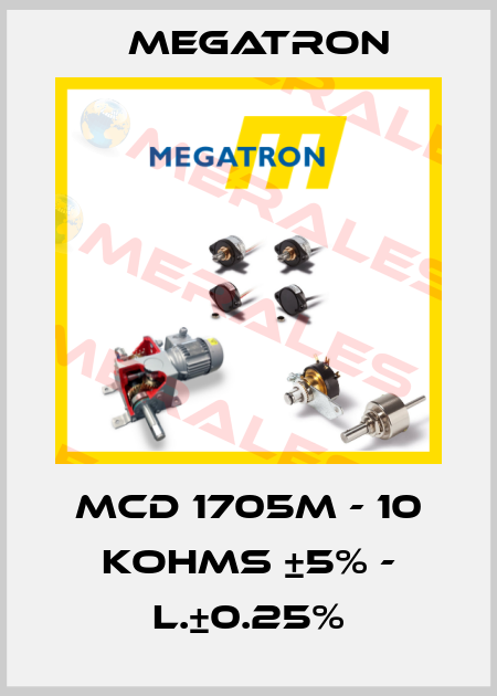 MCD 1705M - 10 KOHMS ±5% - L.±0.25% Megatron