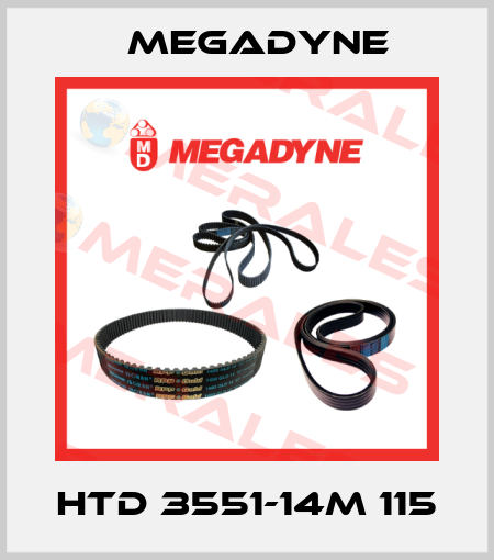 HTD 3551-14M 115 Megadyne