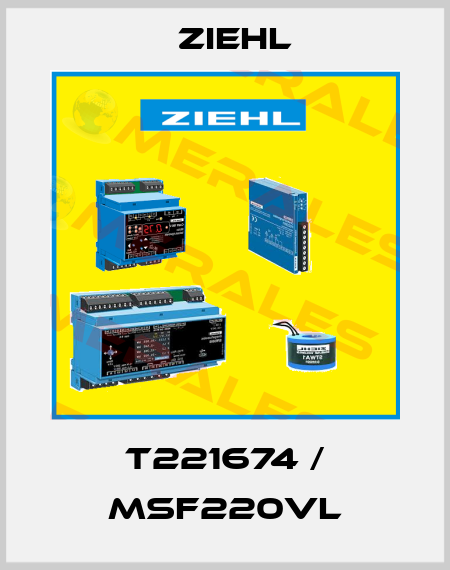 T221674 / MSF220VL Ziehl