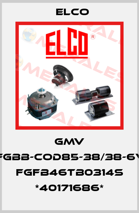 GMV 3FGBB-COD85-38/38-6V/1 FGFB46TB0314S *40171686* Elco