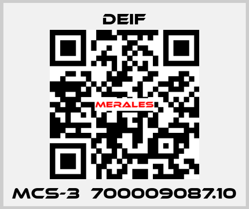 MCS-3  700009087.10 Deif