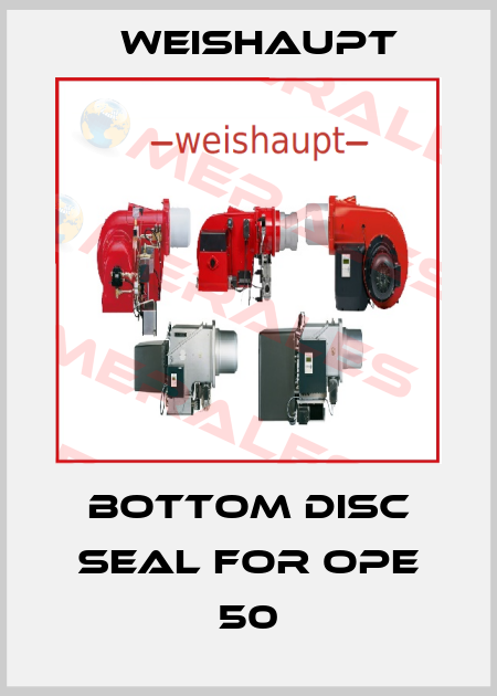 bottom disc seal for OPE 50 Weishaupt