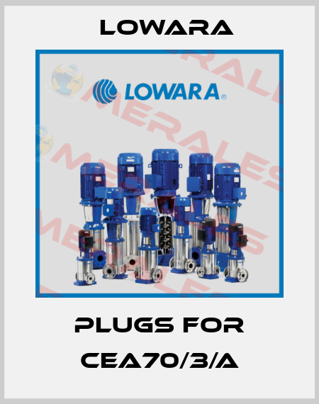 Plugs for CEA70/3/A Lowara