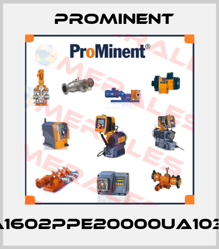 GMXA1602PPE20000UA1030BDE ProMinent