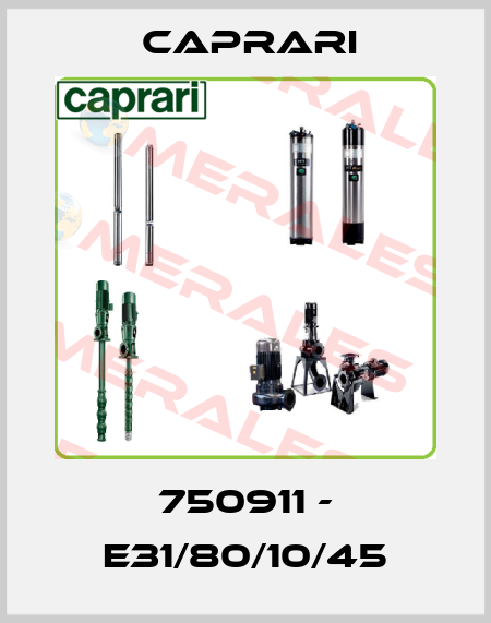 750911 - E31/80/10/45 CAPRARI 