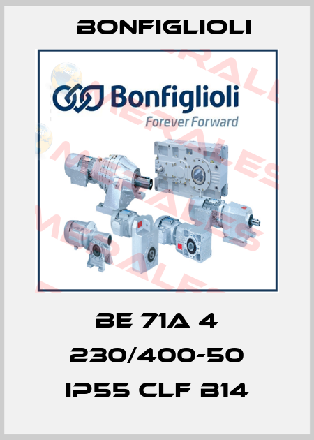 BE 71A 4 230/400-50 IP55 CLF B14 Bonfiglioli